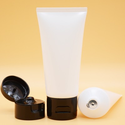 80ml skincare packaging 100% recycle face cream use cosmetic lotion tube with flip top cap